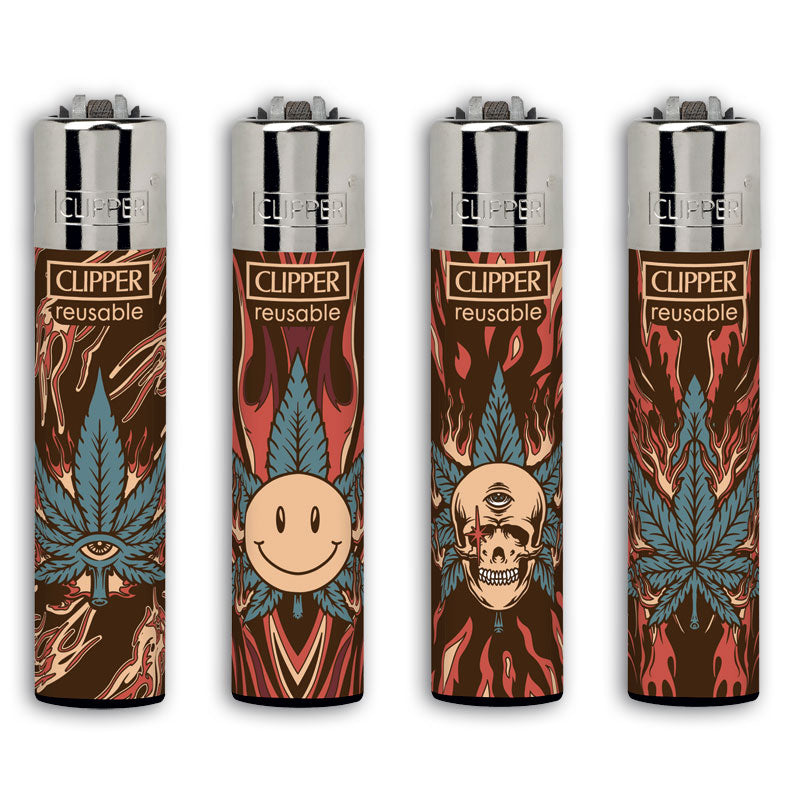 CLIPPER Large 4:20 BURNING LEAVES