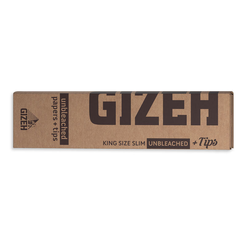 GIZEH Unbleached ks slim+tips