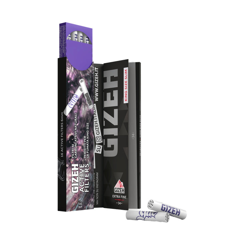 GIZEH Extra fine ks + active X GUÈ